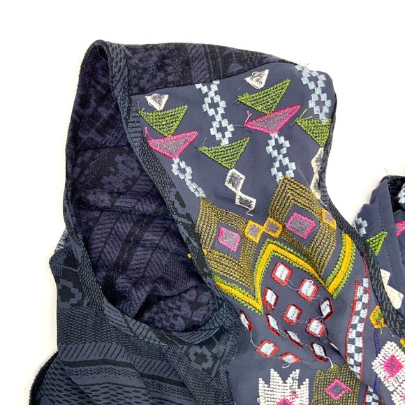 Anthropologie One September Barranco BOHO Embroidered Top Tunic  Sz M - Picture 15 of 16